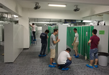 振耀科技智能储物柜安装团队